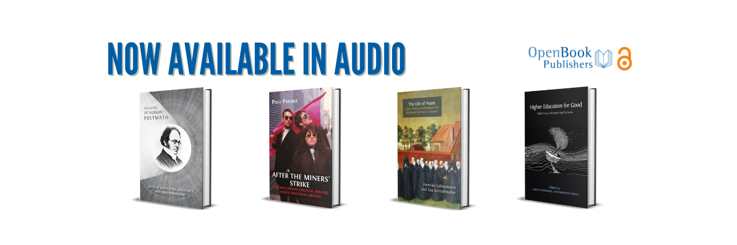 Experimenting with Audio: Announcing Our First OA Audiobooks