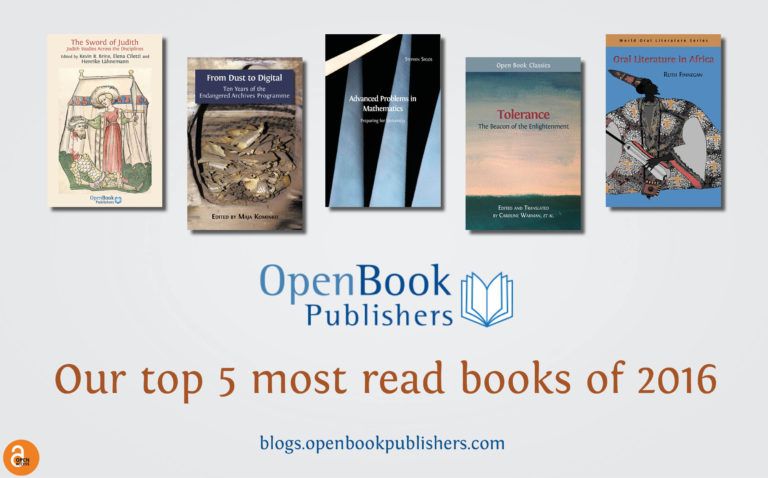 Our Top Five Most Read Books of 2016